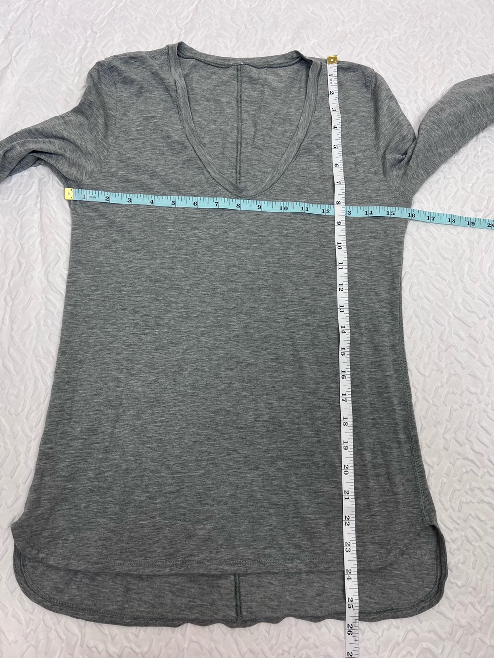 Lululemon Circadian Long Sleeve V Neck Tee
Heathered Medium Grey - Picture 5 of 7